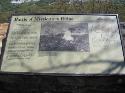 Sign - Battle of Missionary Ridge